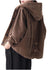 Damens Hooded Corduroy Vinterjacka 3