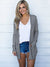Damens Långärmad Tröja Stickad Cardigan 3