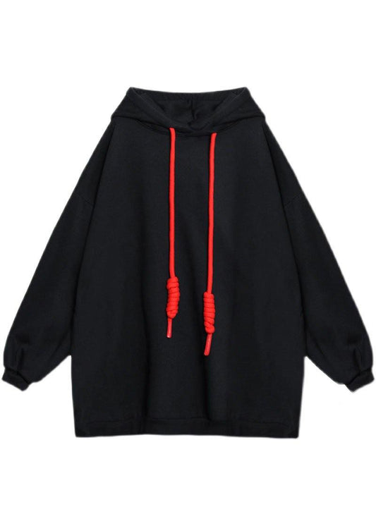 Damens Loose Fit Sweatshirt med Huva 4