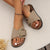 Damens Sandaler Justerbara Remmar Kork Slip-On 2
