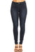 Damens Skinny Jeans Hög Midja Denim 0