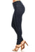 Damens Skinny Jeans Hög Midja Denim 2