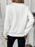 Damens Sweatshirt med Halv Dragkedja och Textur 1