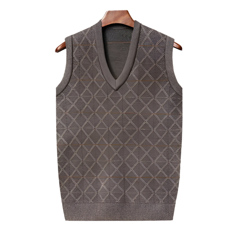 Damens Tanktop i Stickad Ull 0