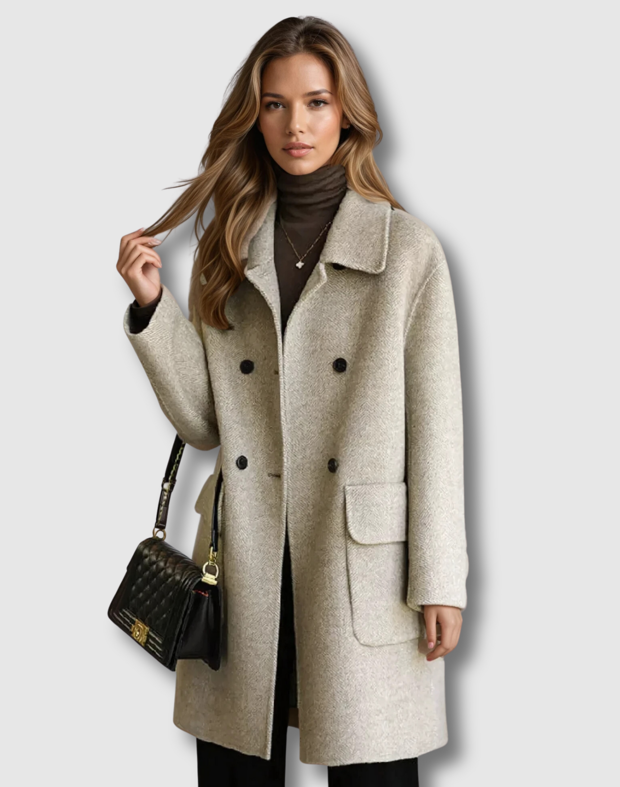 Damens Varm Kappa Elegant Design 1