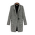 Damens Vinterkappa Houndstooth Ull 0