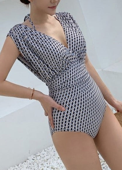 Damer Bodysuit med Grått Tryck 2