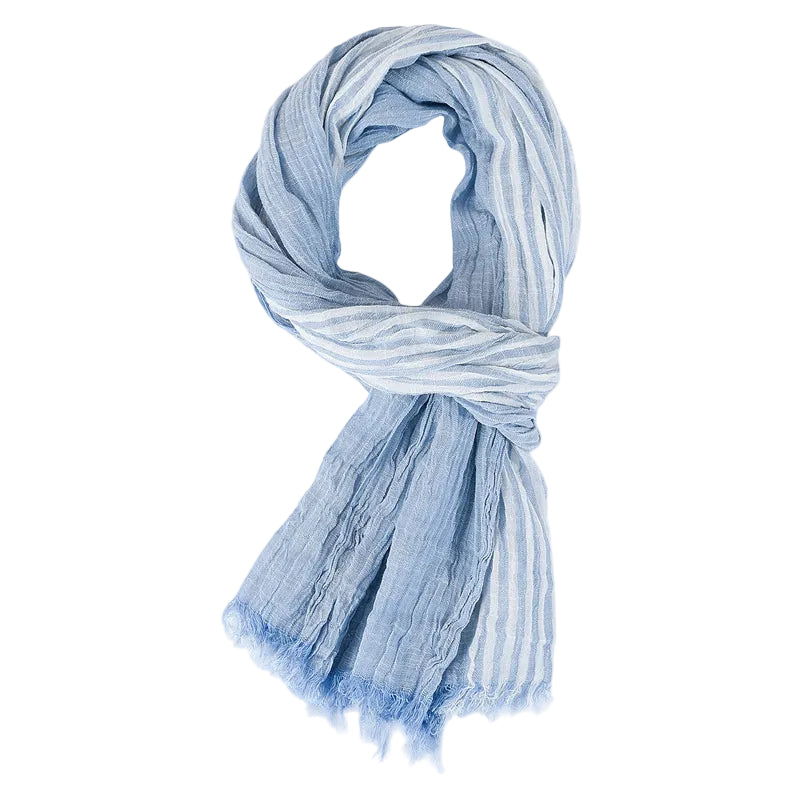 Damer Halsduk Randig Med Fransar 0