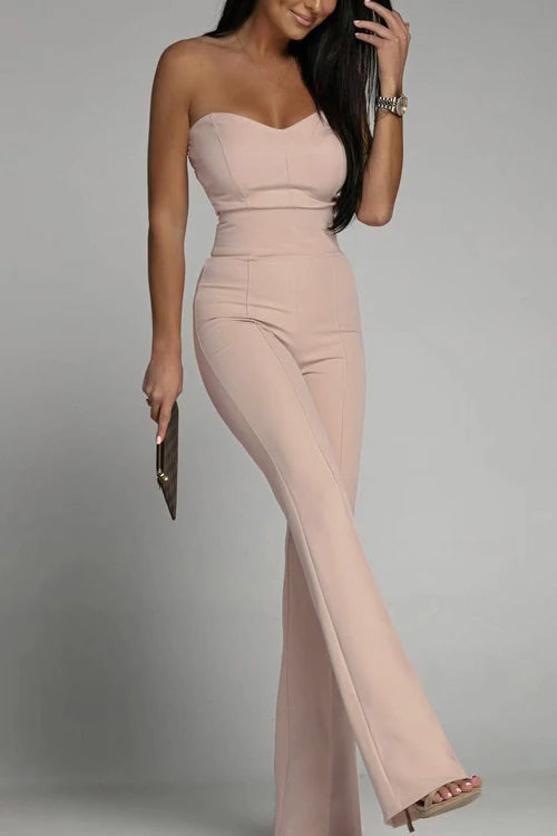 Damer Höga Midja Jumpsuit Modern Design Mjuk Material 1