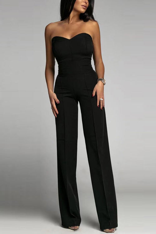 Damer Höga Midja Jumpsuit Modern Design Mjuk Material 2