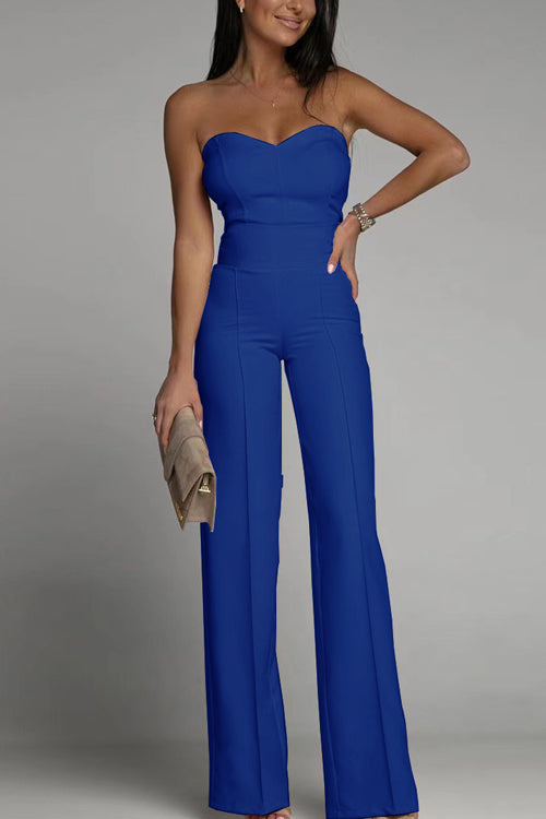 Damer Höga Midja Jumpsuit Modern Design Mjuk Material 3