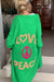 Damer Oversized Midi Cardigan Med Tryck 4