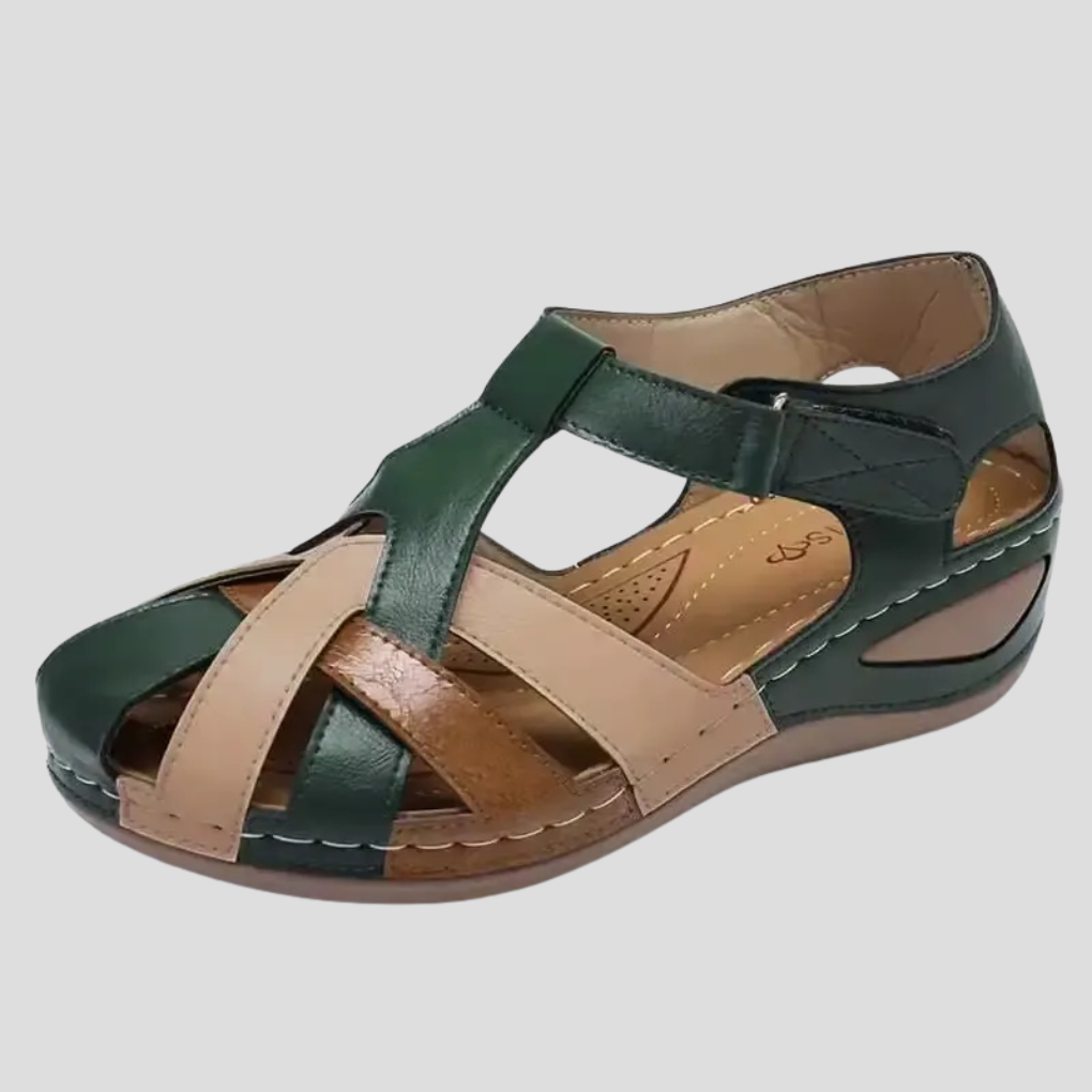Damer Sandaler Stängd Tå Colorblock Stil 1