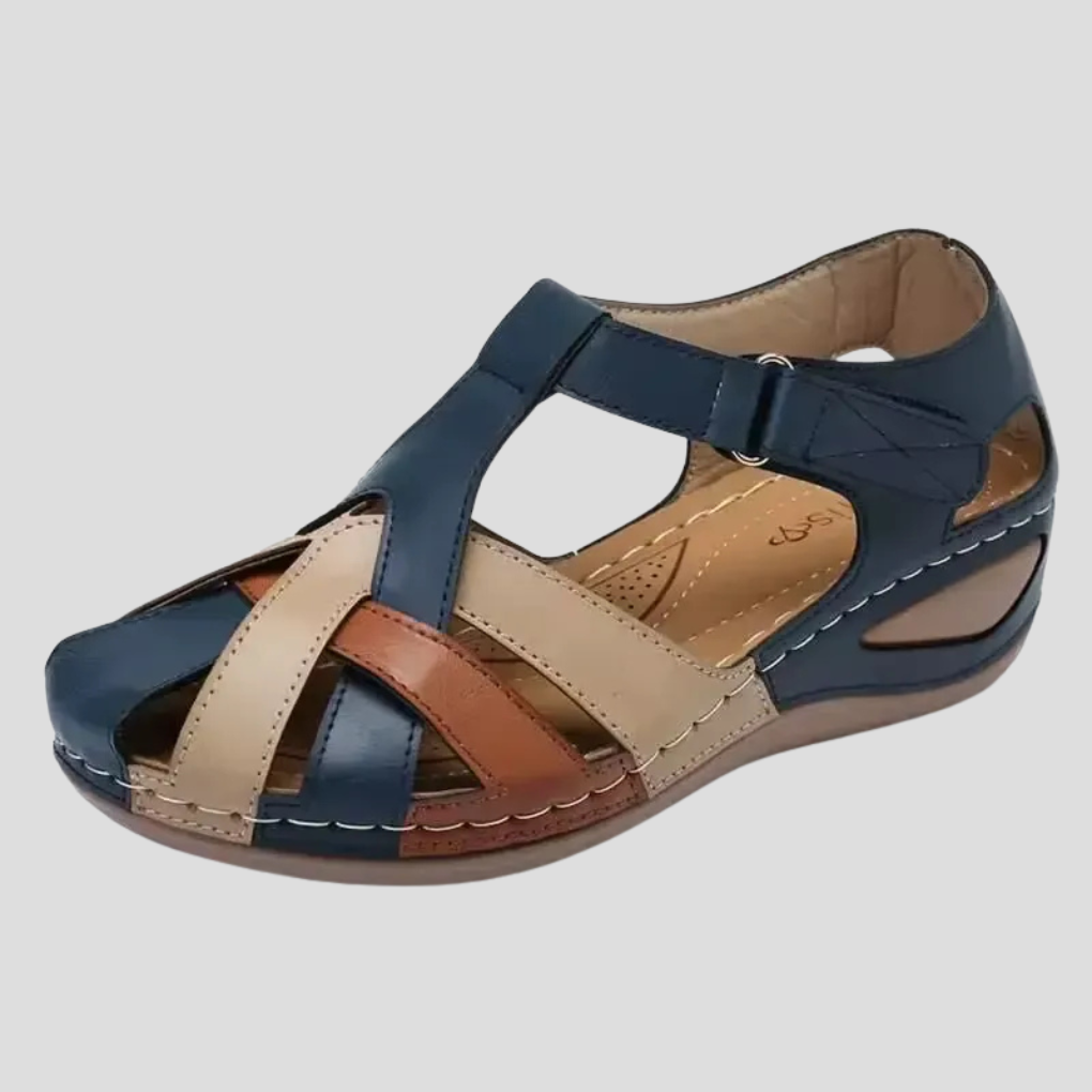 Damer Sandaler Stängd Tå Colorblock Stil 3