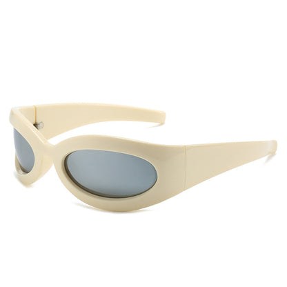 Damer Sportsolglasögon Aerodynamisk Design 8