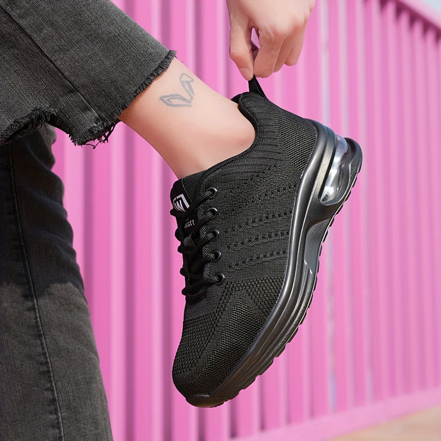 Damerna Sportiga Säkerhetsskor med Air Häl Robust Material 4