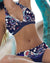 Damernas Bikini med Blommönster och Prickar 3