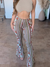 Damernas Boho Mönstrade Slim Fit Byxor 11