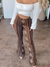 Damernas Boho Mönstrade Slim Fit Byxor 7