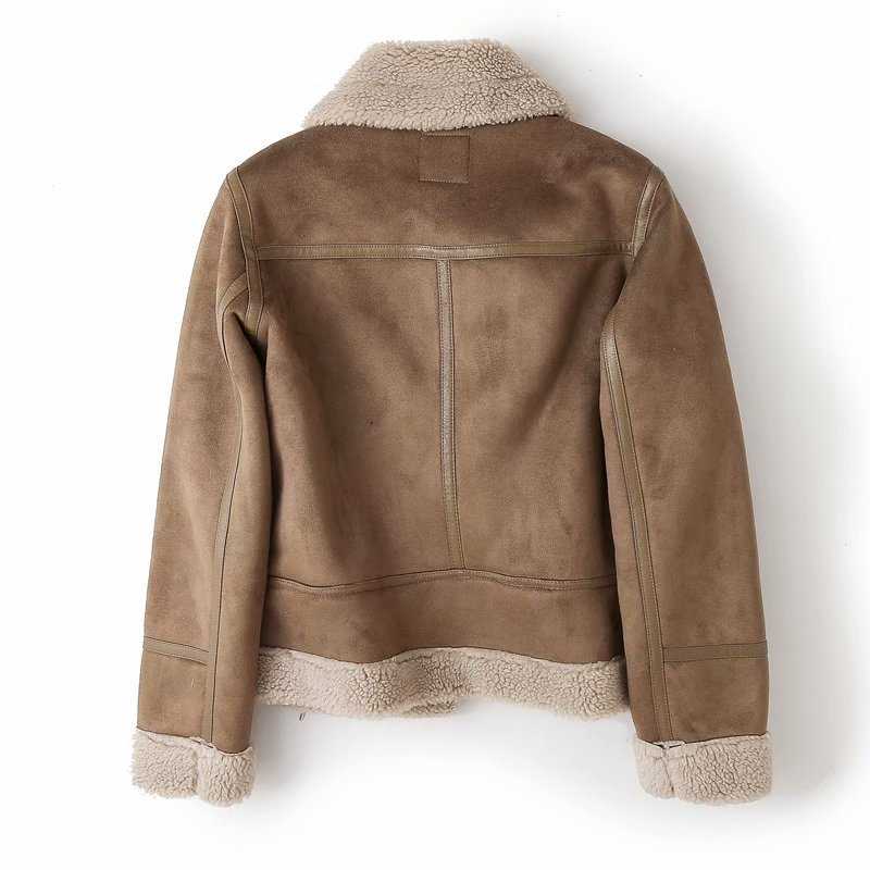 Damernas Bomberjacka Sherpa Fleece 5