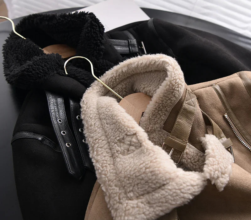 Damernas Bomberjacka Sherpa Fleece 7