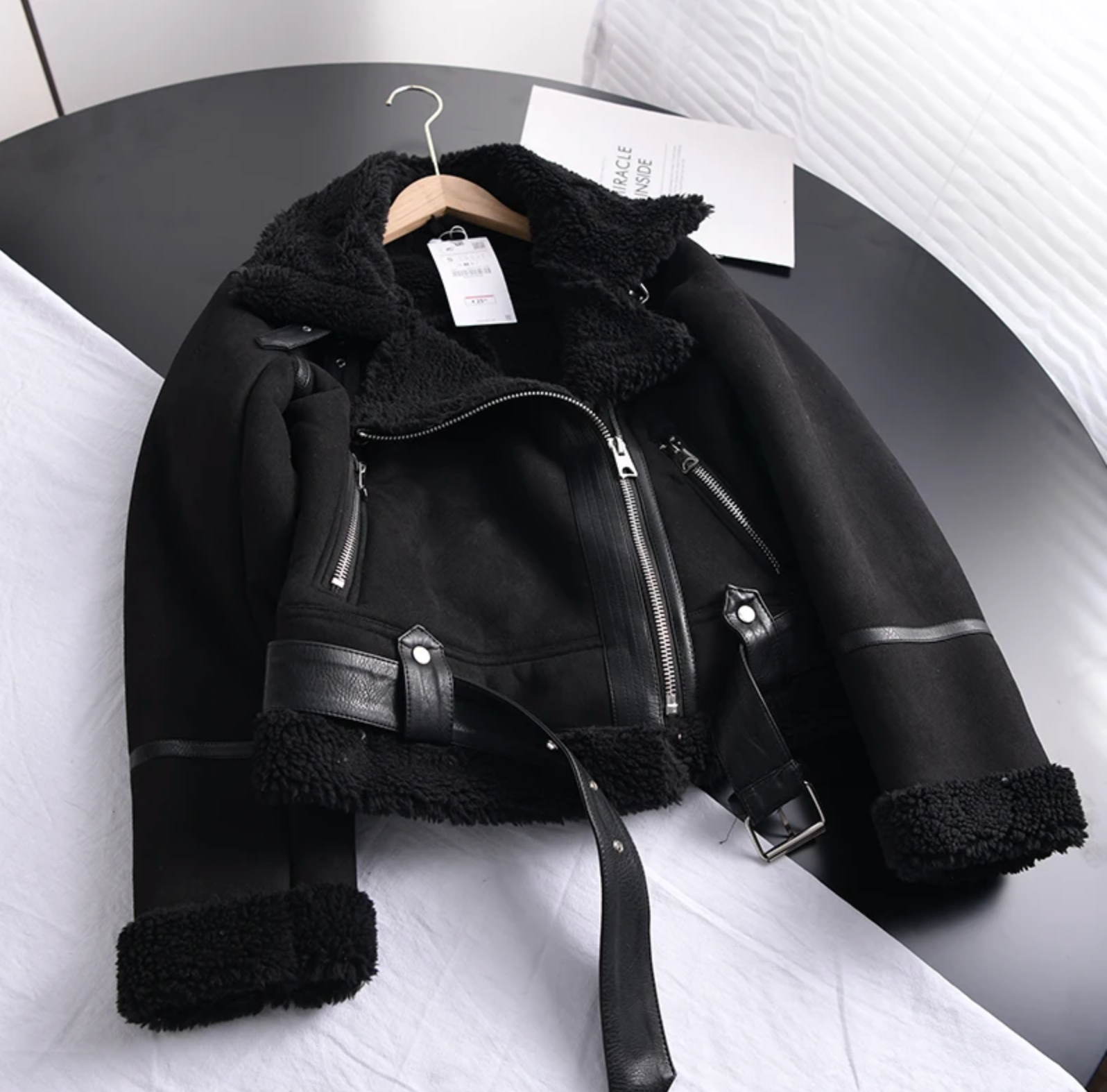 Damernas Bomberjacka Sherpa Fleece 9
