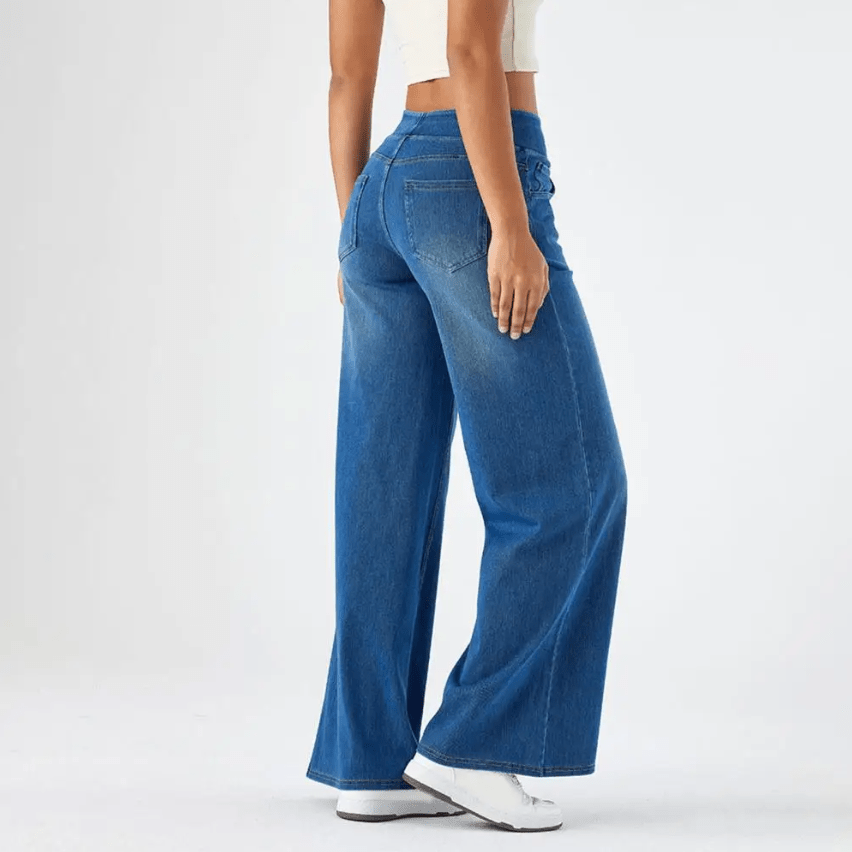 Damernas Byxor med Resårband Modern Stil 1