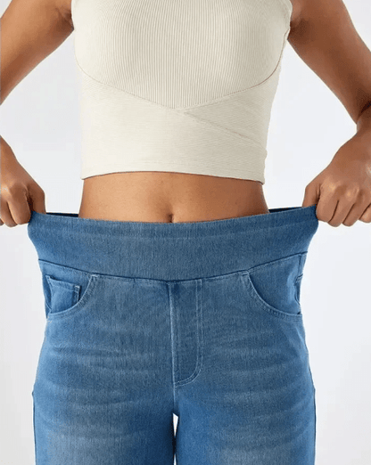 Damernas Byxor med Resårband Modern Stil 2