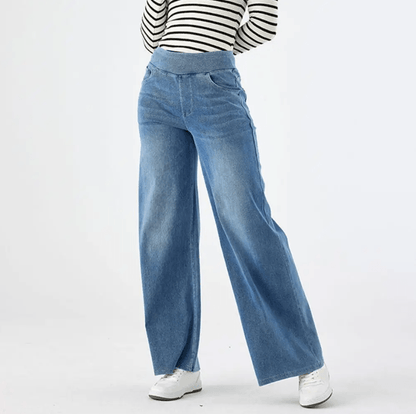 Damernas Byxor med Resårband Modern Stil 9