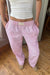 Damernas Casual Byxor Med Elastisk Midja 4