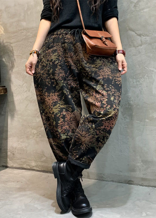 Damernas Cinched Jeans med Mönster 3