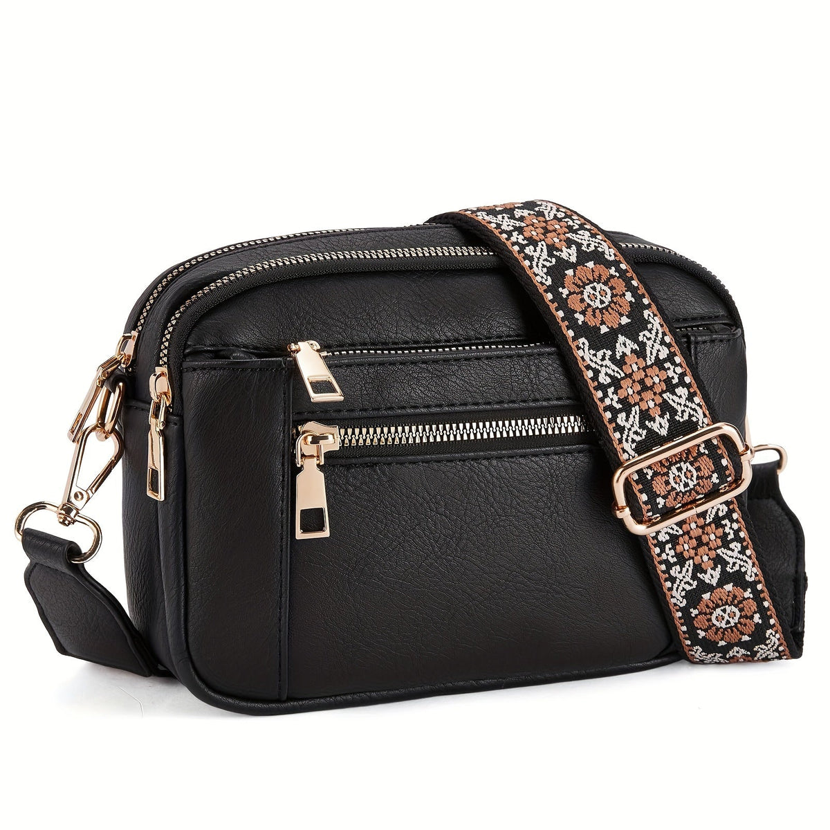 Damernas Crossbody-väska i veganskt läder med boho-stil 2