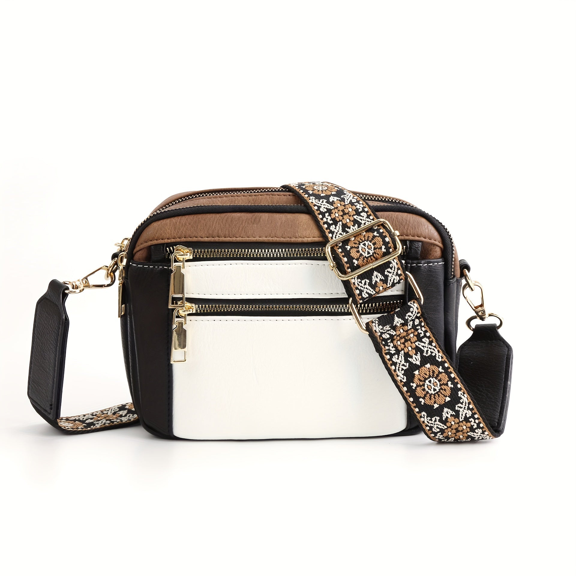 Damernas Crossbody-väska i veganskt läder med boho-stil 6