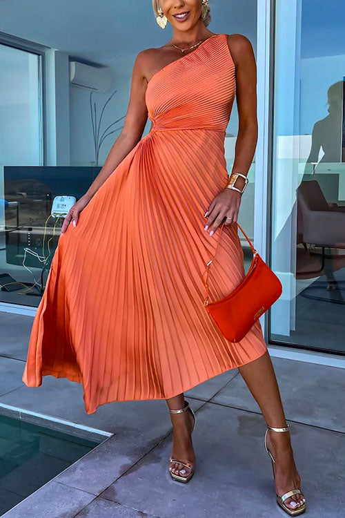 Damernas Festklänning med En Axel Cut Out Design för Bröllop och Festliga Tillfällen 3