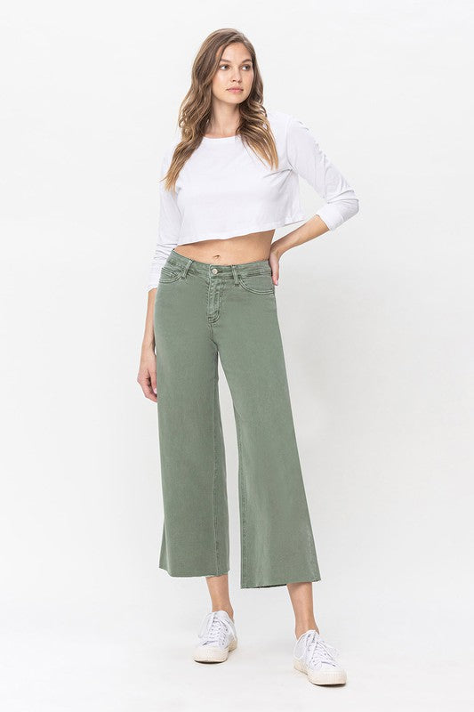 Damernas Hög Midja Vid Jeans 1