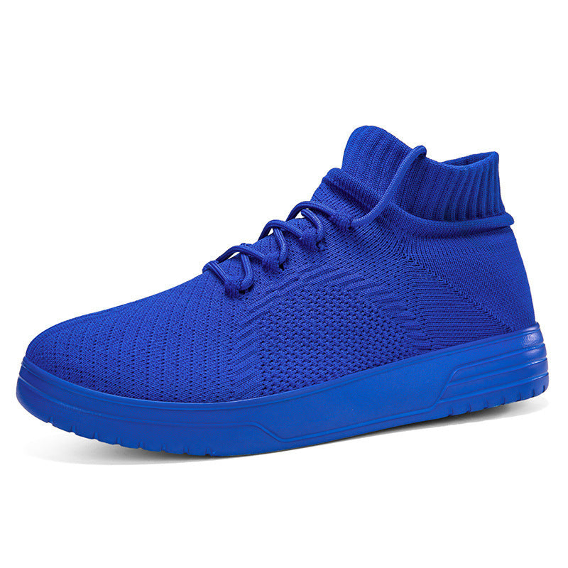 Damernas Hög Top Sneakers Trendig Design 6