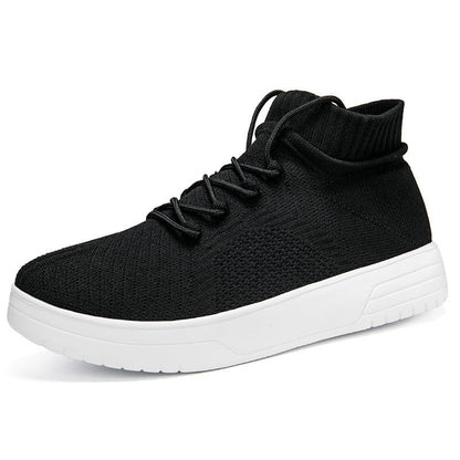 Damernas Hög Top Sneakers Trendig Design 8