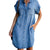 Damernas Jeansklänning med Modern Design 0