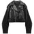 Damernas Kort Bikerjacka Modern Stil 0