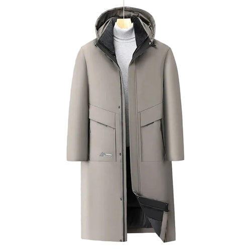 Damernas Kort Trenchcoat Minimalistisk Design 0