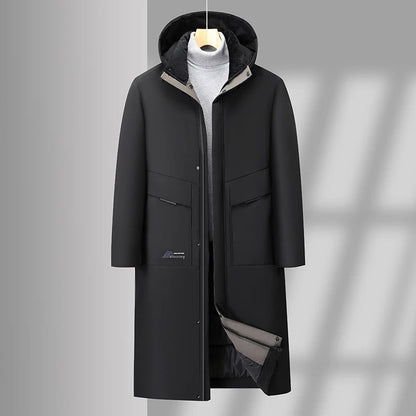 Damernas Kort Trenchcoat Minimalistisk Design 3