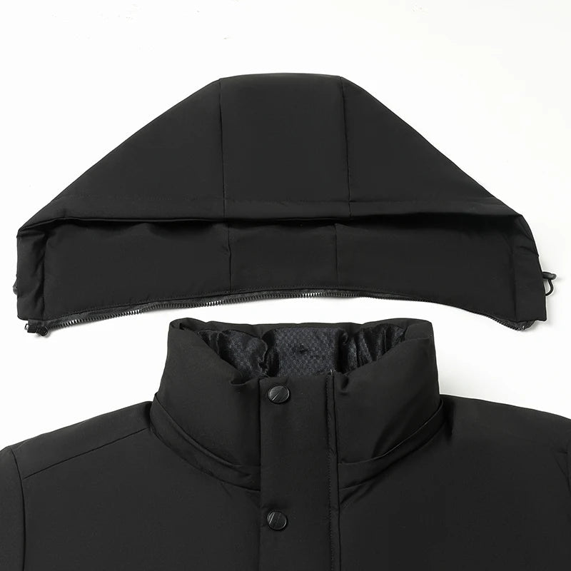 Damernas Kort Trenchcoat Minimalistisk Design 7