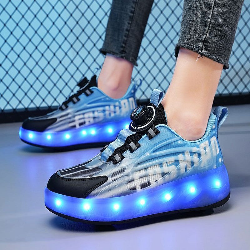 Damernas LED-ljusskor med Rollerskate-funktion 1