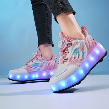 Damernas LED-ljusskor med Rullskridskofunktion 1