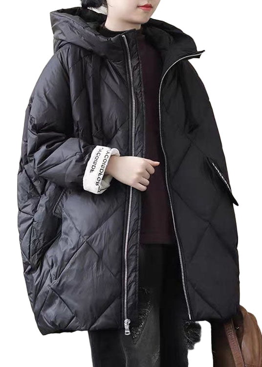 Damernas Långa Pufferjacka Boho Stil 0