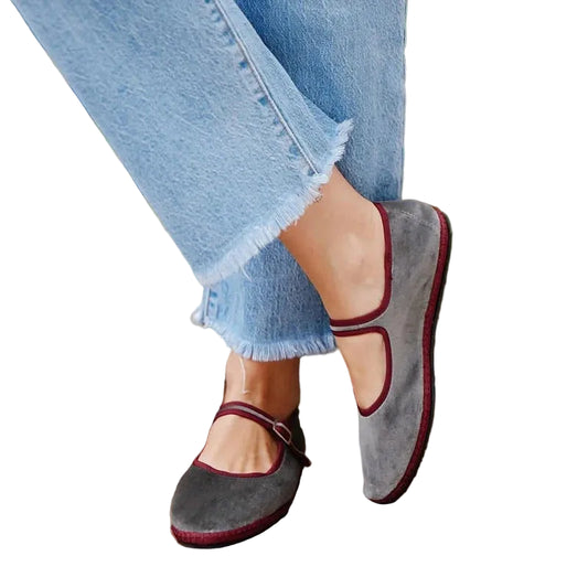 Damernas Mary Jane Flats Skor 0