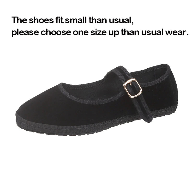 Damernas Mary Jane Flats Skor 11