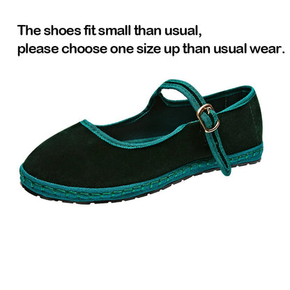 Damernas Mary Jane Flats Skor 12