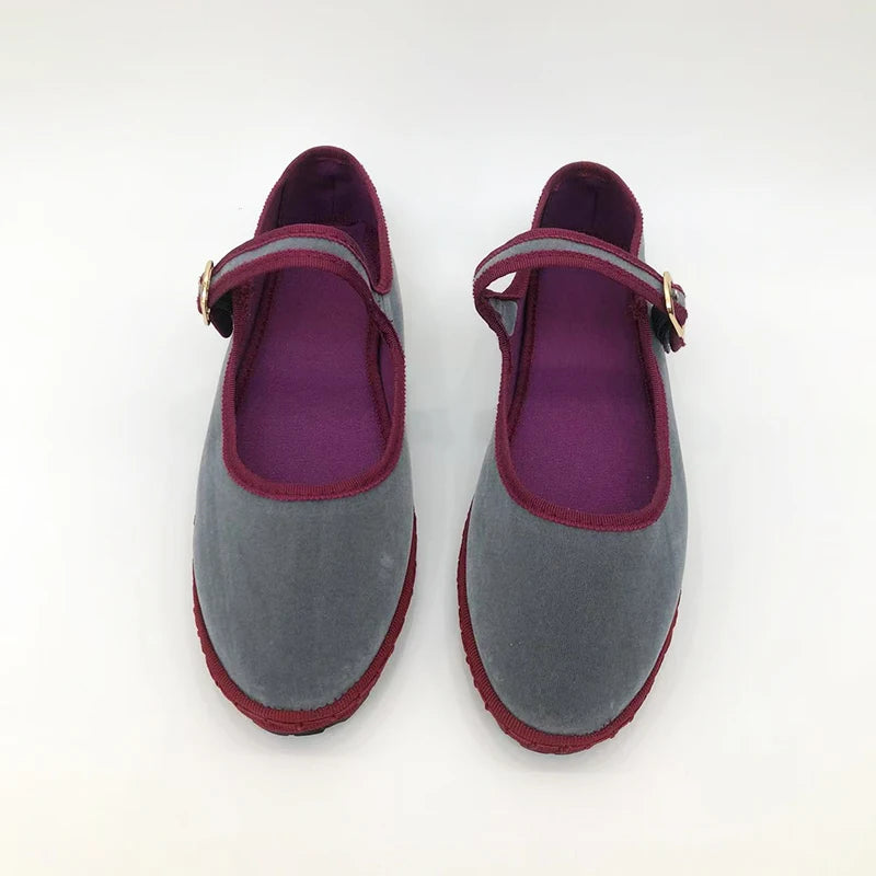 Damernas Mary Jane Flats Skor 2