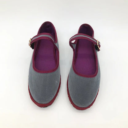 Damernas Mary Jane Flats Skor 2